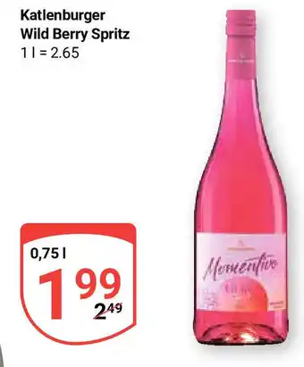 Globus Katlenburger Wild Berry Spritz 750ml Angebot