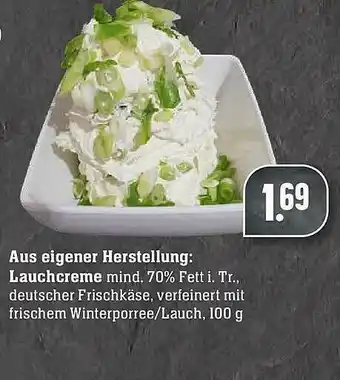 Marktkauf Aus Eigener Herstellung: Lauchcreme Angebot