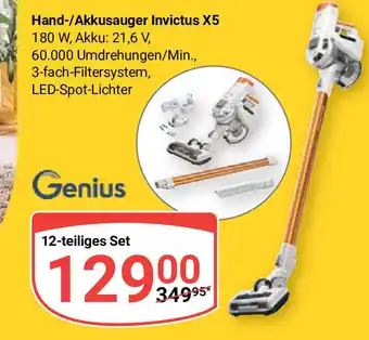 Globus Genius Hand-/Akkusauger Invictus X5 180 W Angebot