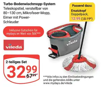 Globus Vileda Turbo-Bodenwischmopp-System Angebot
