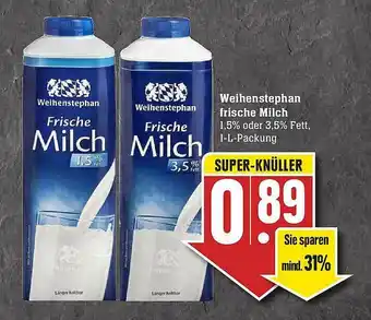 Marktkauf Weihenstephan Frische Milch Angebot