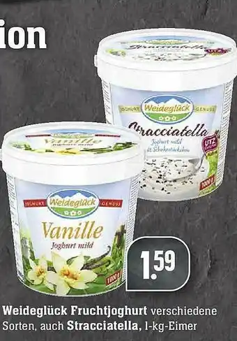 Marktkauf Weideglück Fruchtjoghurt, Stracciatella Angebot