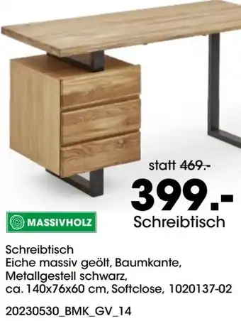 Möbel Martin Schreibtisch Angebot