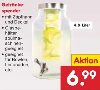 Netto Marken-Discount Getränkespender 4,8 Liter Angebot