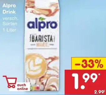 Netto Marken-Discount Alpro Drink 1 Liter Angebot