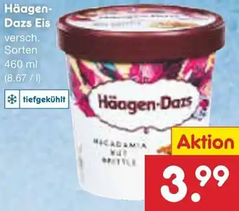 Netto Marken-Discount Häagen- Dazs Eis 460 ml Angebot