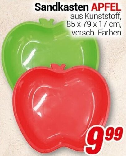 CENTERSHOP Sandkasten APFEL Angebot