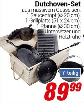 CENTERSHOP Dutchoven-Set 7-teilig Angebot