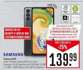 Marktkauf SAMSUNG Galaxy A04S Angebot