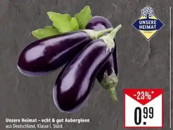 Marktkauf Unsere Heimat- echt & gut Auberginen aus Deutschland, Klasse I, Stück Angebot