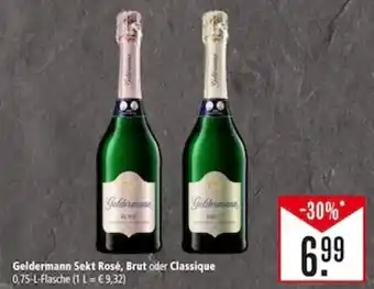 Marktkauf Geldermann Sekt Rosé, Brut oder Classique 0,75-L-Flasche (1 L-€9,32) Angebot