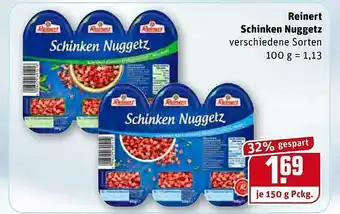 REWE Kaufpark Reinert Schinken Nuggetz Angebot