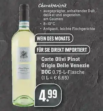 Marktkauf Corte Olivi Pinot Grigio Delle VenezIe DOC Angebot