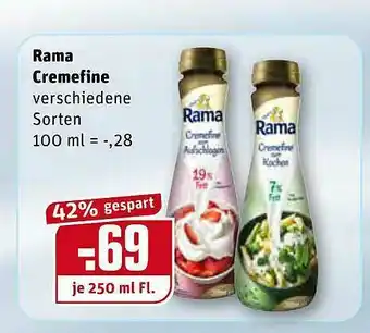 REWE Kaufpark Rama Cremefine Angebot