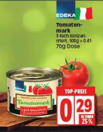 Elli Markt Edeka Tomatenmark 70g Angebot