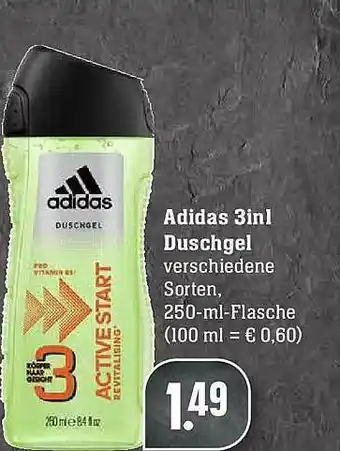 Marktkauf Adidas 3in1 Duschgel Angebot