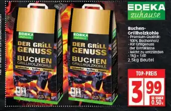 Elli Markt Edeka zuhause Buchenholz Grillkohle 2,5kg Angebot