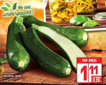 Elli Markt Zucchini grün 1kg Angebot