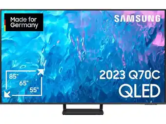 MediaMarkt Samsung gq65q70cat qled tv (flat, 65 zoll / 163 cm, uhd 4k, smart tv, tizen) Angebot