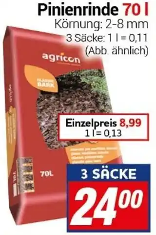 CENTERSHOP Pinienrinde 70 L Angebot