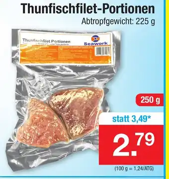 Zimmermann Thunfischfilet Portionen 250g Angebot