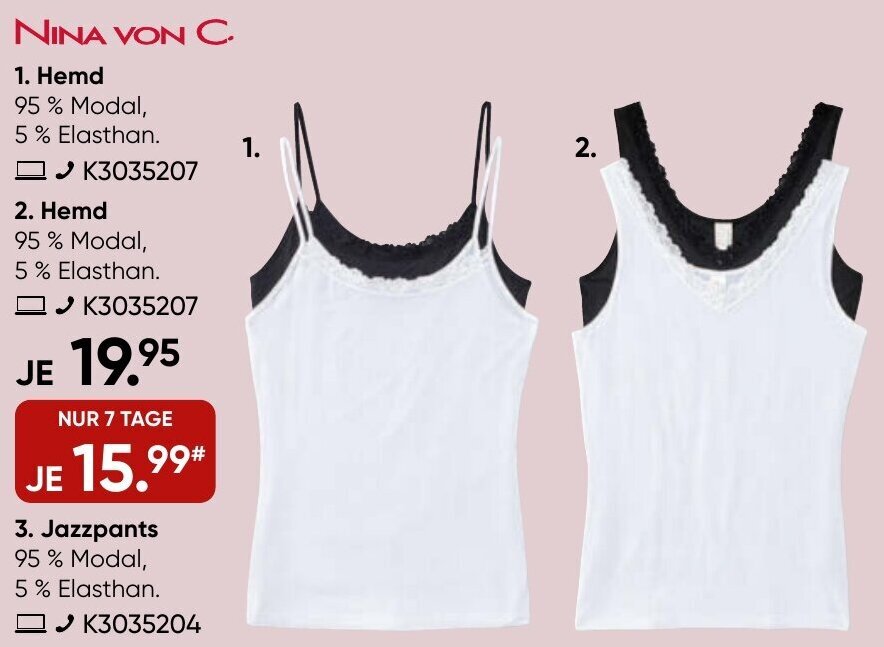 Galeria NINA VON C Hemd Angebot