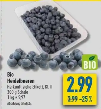 diska Bio Heidelbeeren 300g Angebot