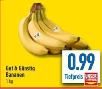 diska Gut & Günstig Bananen 1kg Angebot