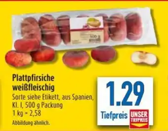 diska Plattpfirsiche weißfleischig 500g Angebot