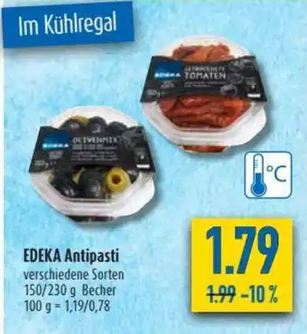 diska Edeka Antipasti 150/230g Becher Angebot