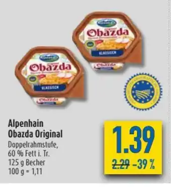 diska Alpenhain Obazda Original 125g Becher Angebot