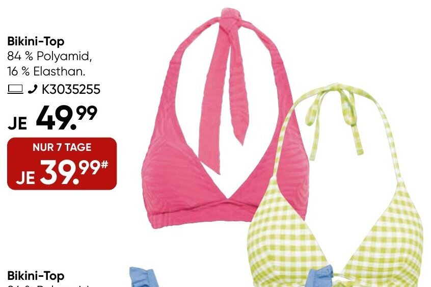 Galeria Bikini-Top Angebot