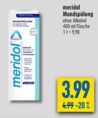 diska Meridol Mundspülung 400 ml Angebot