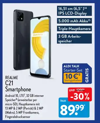 Aldi Nord Realme C21 Smartphone Angebot