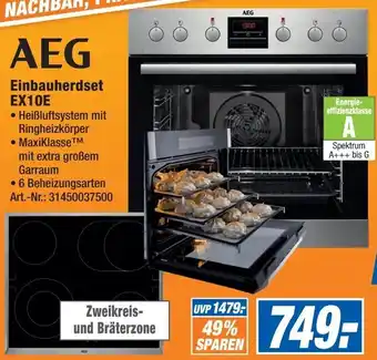 Expert Technomarkt AEG Einbauherdset EX10E Angebot