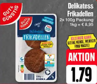 Edeka GUT & GÜNSTIG Delikatess Frikadellen 2x 100g Packung Angebot