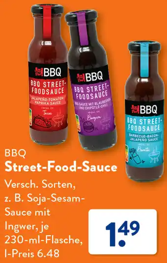 Aldi Süd BBQ Street-Food-Sauce 230 ml Flasche Angebot