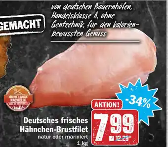 Hit Deutsches frisches Hähnchen Brustfilet 1kg Angebot