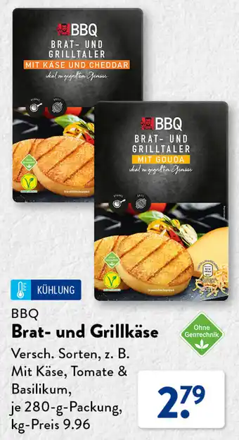 Aldi Süd BBQ Brat- und Grillkäse 280 g Packung Angebot