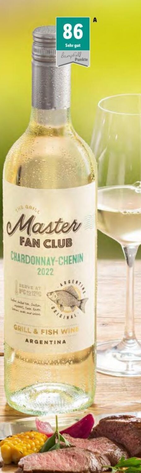 Lidl 2022 THE GRILL MASTER FAN CLUB CHARDONNAY-CHENIN, ARGENTINIEN 0,75 L-Fl. Angebot