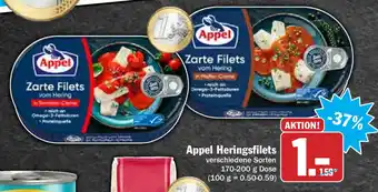 Hit Appel Heringsfilets 170-200 g Dose Angebot