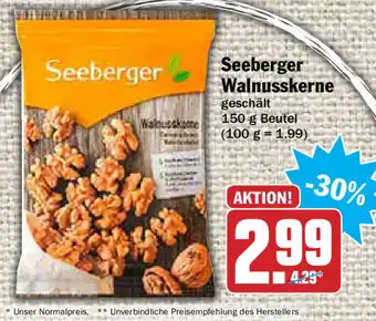 Hit Seeberger Walnusskerne 150g Angebot