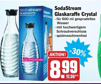 Hit Sodastream Glaskaraffe  Crystal Angebot