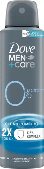 dm drogerie Dove men+care deospray clean comfort mit zink-komplex Angebot