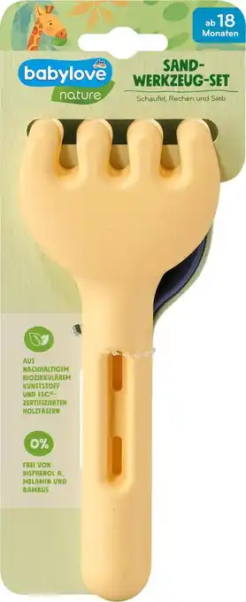 dm drogerie Babylove sandspielzeug werkzeug-set Angebot