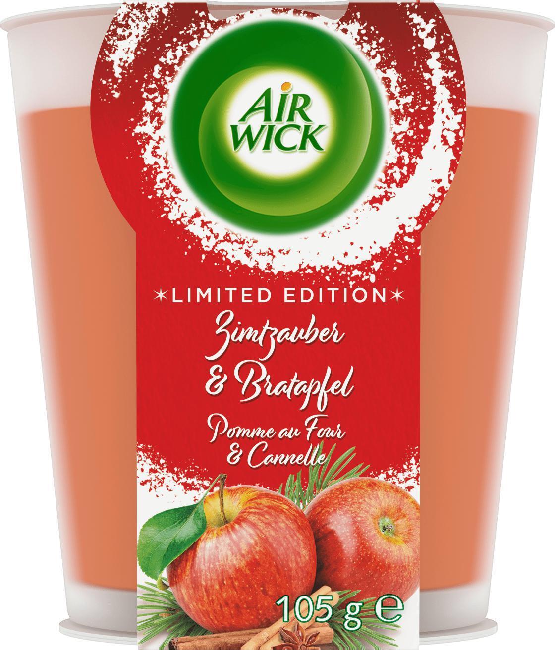 dm drogerie Airwick duftkerze mit glas zimtzauber & bratapfel Angebot