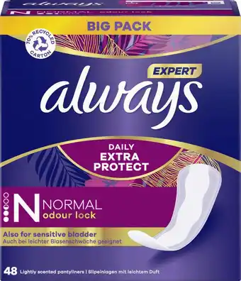 dm drogerie Always slipeinlagen daily extra protect normal bigpack Angebot