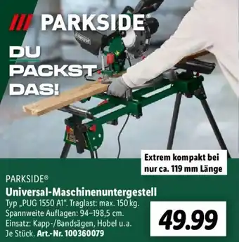 Lidl PARKSIDEⓇ Universal-Maschinenuntergestell PUG 1550 A1 Angebot