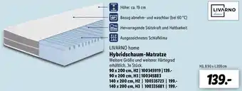 Lidl LIVARNO home Hybridschaum-Matratze Angebot