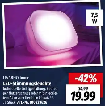 Lidl LIVARNO home LED-Stimmungsleuchte Angebot